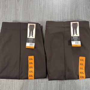 Banana Republic 2-pairs Women's Pull-On Straight Leg Ponte Pants Brown, Size XXL